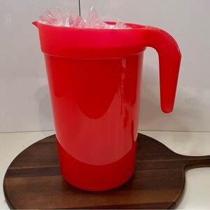 Tupperware 3.8litres Pitcher with Infuser Attachment ~ Lipstick Red New